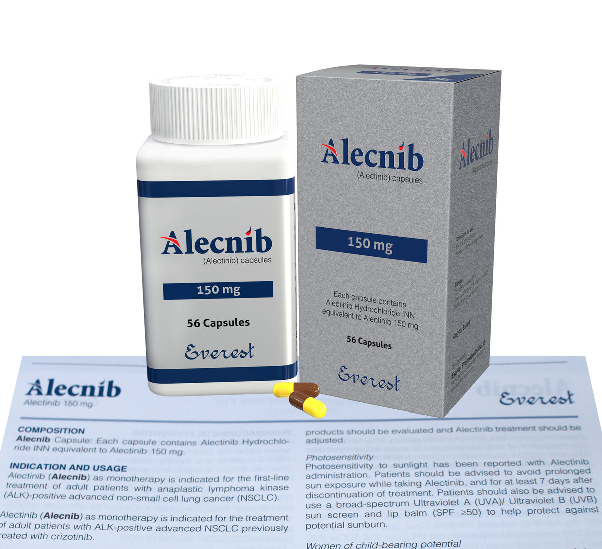 Alecnib (Alectinib Hydrochloride INN 150 mg)
