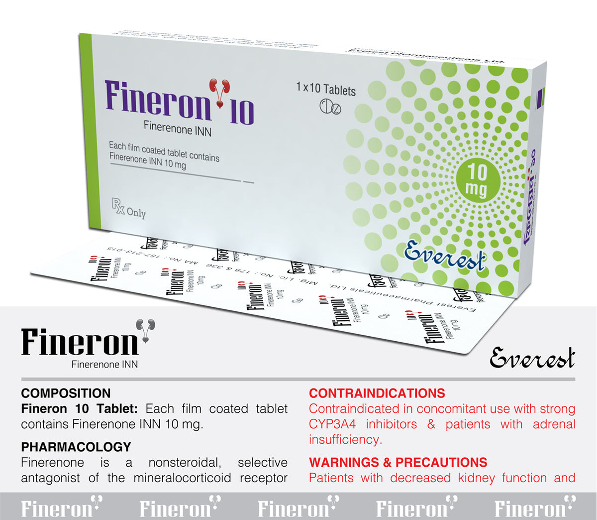 Fineron 10(Finerenon INN 10 mg)