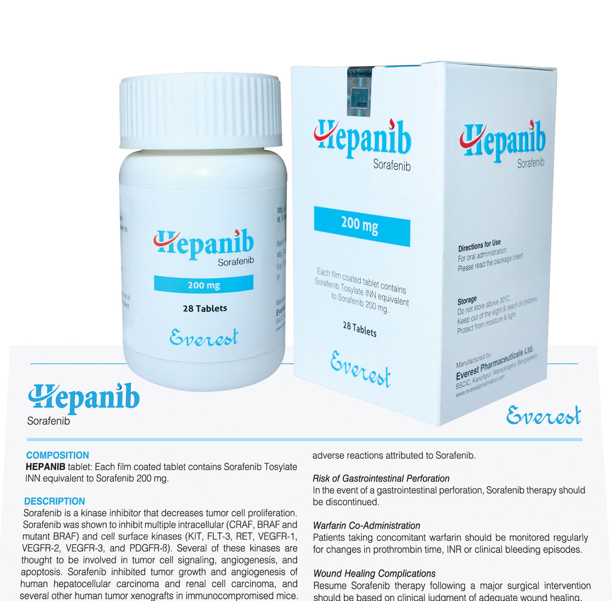 Hepanib (Sorafenib Tosylate INN 200mg)
