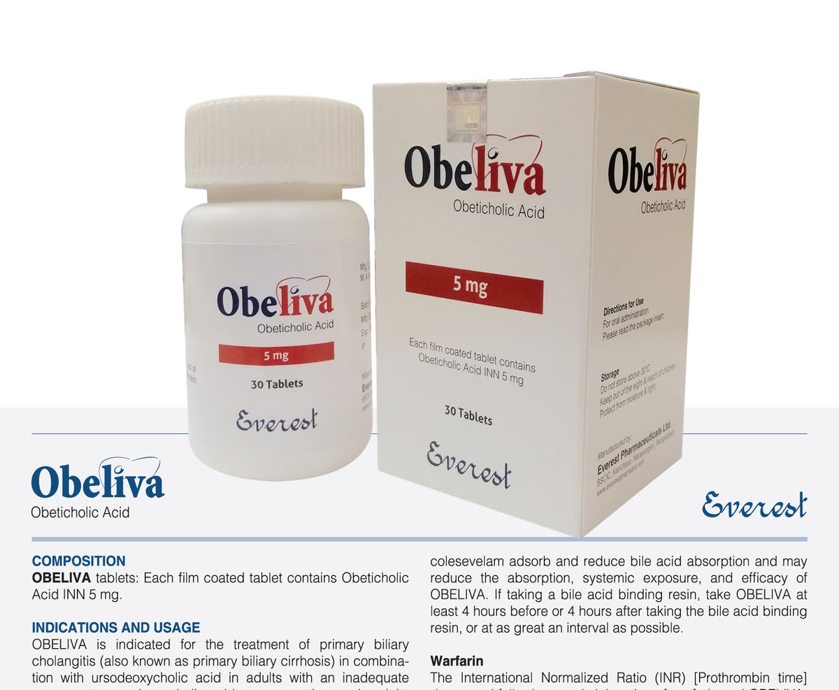 Obelive (Obeticholic Acid INN 5 mg)