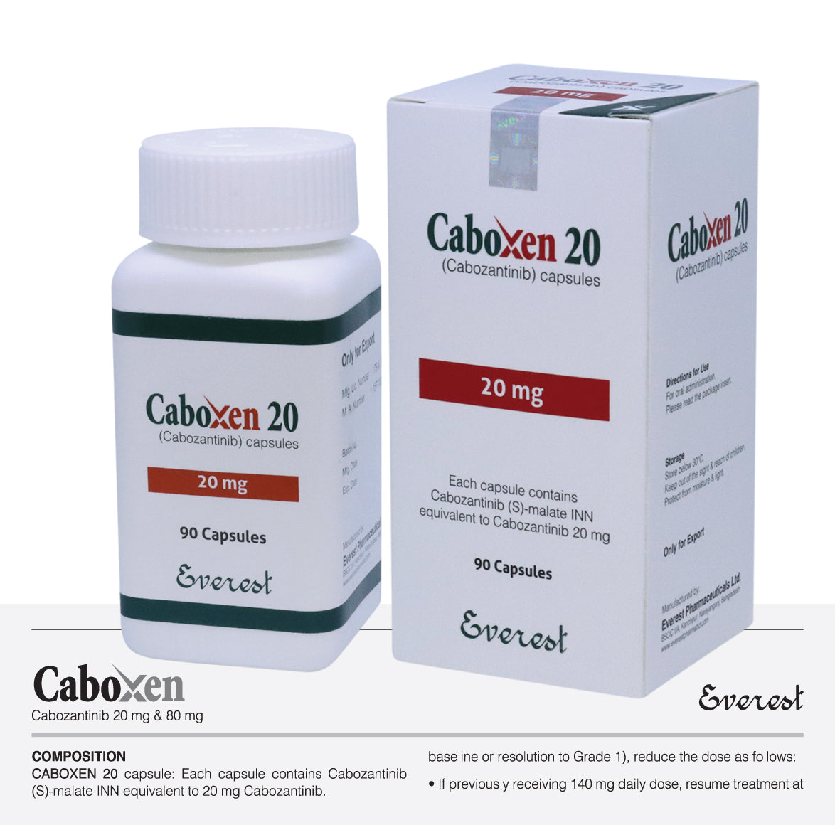 Caboxen 20 (Cabozantinib INN 20 mg)