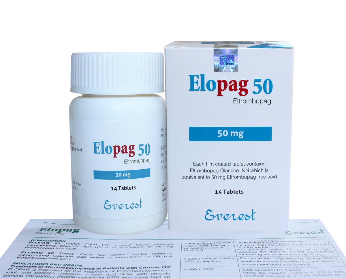 Elopag 50( Eltrombopag INN 50 mg)