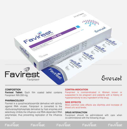 Favirest (Favipiravir INN 200 mg)
