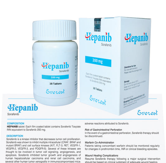 Hepanib (Sorafenib Tosylate INN 200mg)