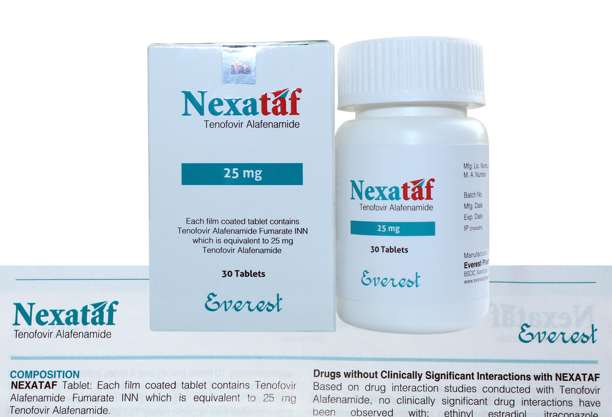 Nexataf (Tenofovir Alafenamide Fumarate INN 25 mg)