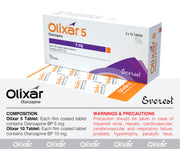 Olixar 5(Olanzapine BP 5 mg Tablet)