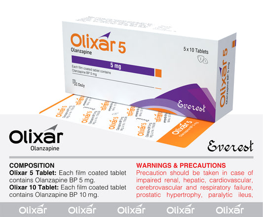 Olixar 5(Olanzapine BP 5 mg Tablet)
