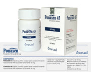 Ponaxen 45 (Ponatinib Hydrochloride INN equivalent to Ponatinib 45 mg)
