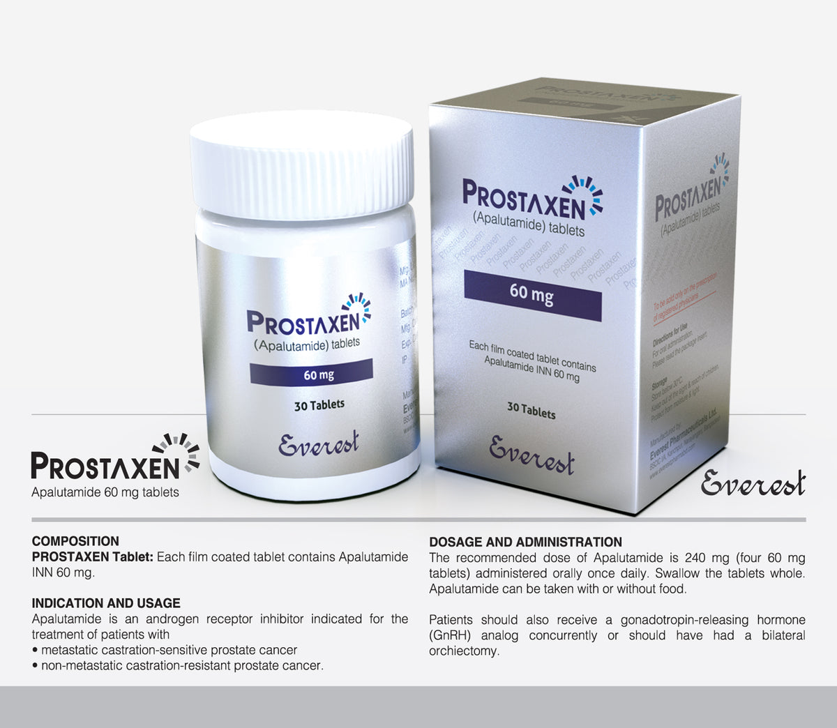 Prostaxen (Apalutamide INN 60 mg)