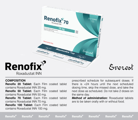 Renofix 70 (roxadustat 70 mg)
