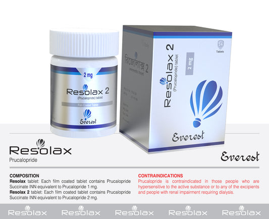 Resolax 2(Prucalopride INN 2 mg Tablet)