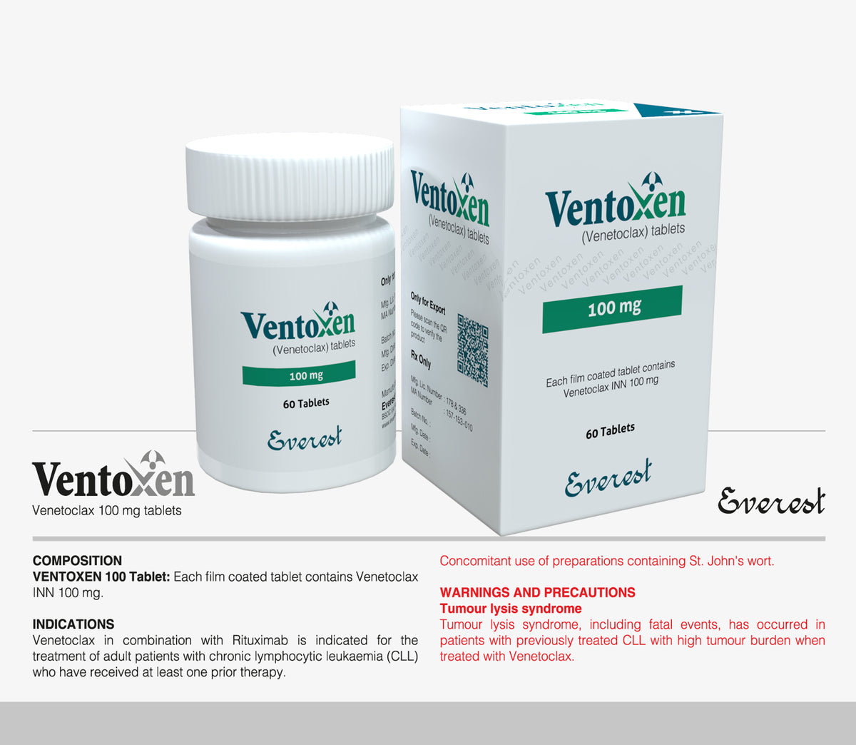 Ventoxen (Venetoclax INN 100 mg)