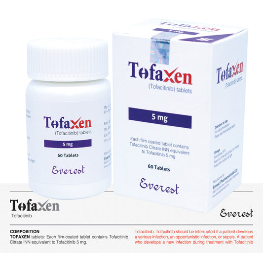 Tofaxen (Tofacitinib INN 5 mg Tablet)